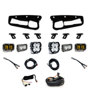 Baja Designs Squadron 2.0 Sport/S2 Sport/S2 SAE Sportman Fog Pocket Light Kit w/ Steel Bumper | 2021+ Ford Bronco