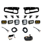 Baja Designs Squadron 2.0 Pro/S2 Pro/S2 SAE Pro Fog Pocket Light Kit w/ Steel Bumper | 2021+ Ford Bronco