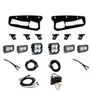 Baja Designs Squadron 2.0 Pro/Dual S2 Sport Fog Pocket Light Kit w/ Steel Bumper | 2021+ Ford Bronco