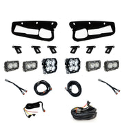 Baja Designs Squadron 2.0 Pro/Dual S2 Sport Fog Pocket Light Kit w/ Steel Bumper | 2021+ Ford Bronco