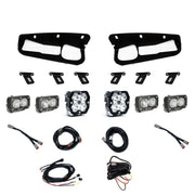 Baja Designs Squadron 2.0 Sport/Dual S2 Sport Sportmen Fog Pocket Light Kit w/ Steel Bumper | 2021+ Ford Bronco