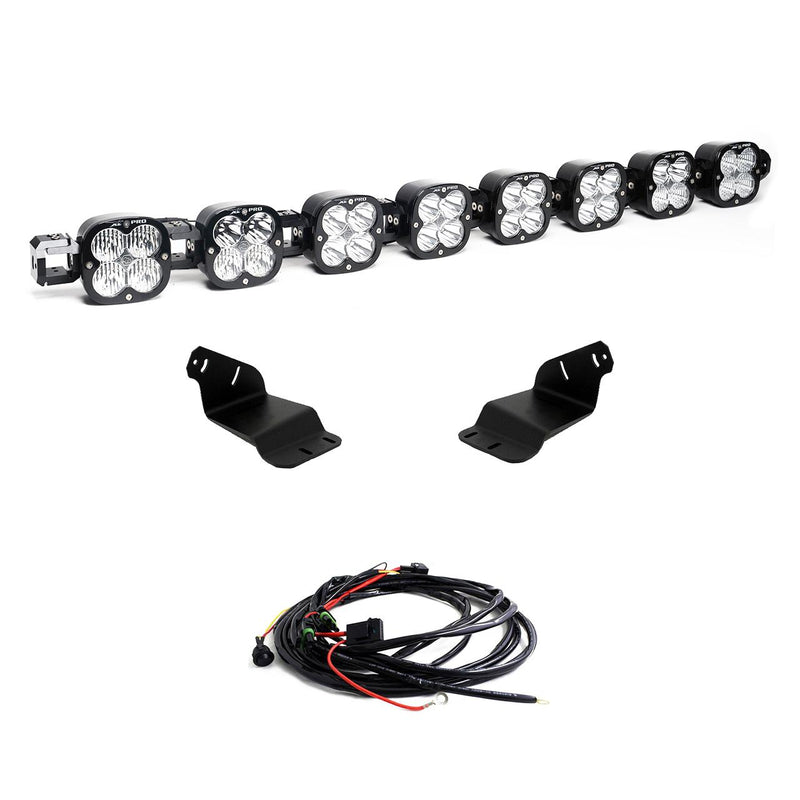 Baja Designs 8XL Pro Linkable LED Light Bar Roof Mount Kit for (Light Pattern Multi-Pattern Wiring) | 2021+ Ford Bronco