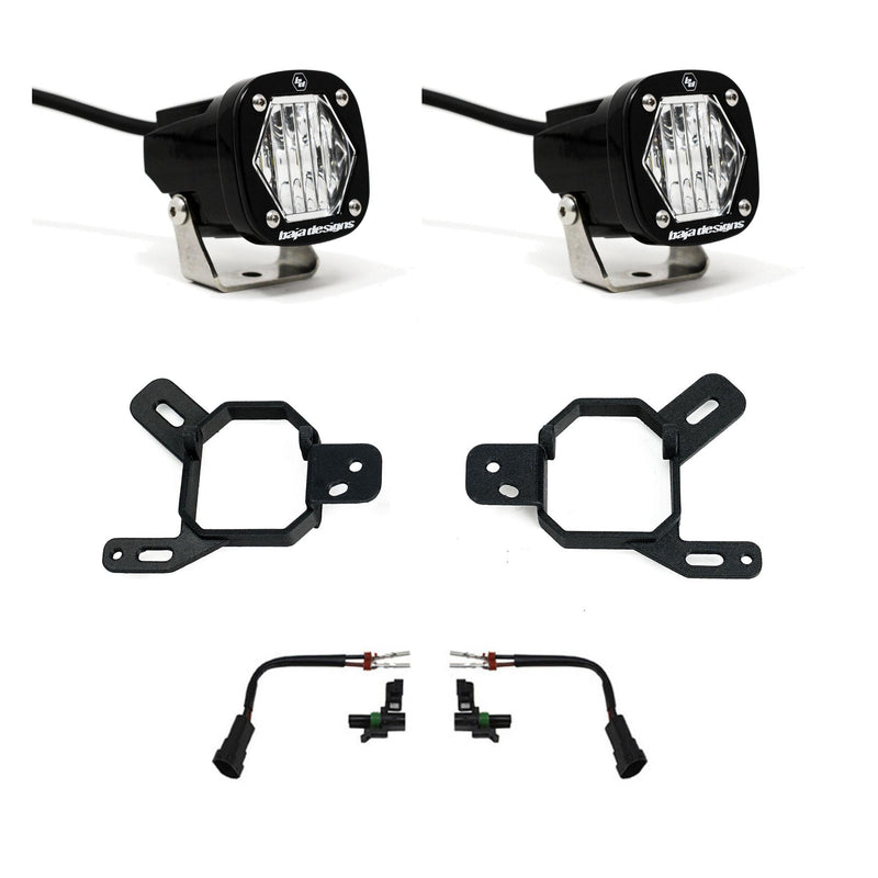 Baja Designs S1 Fog Pocket Light Kit AT4-X | 2022+ GMC Sierra 1500 | 2023+ Chevy Colorado | More
