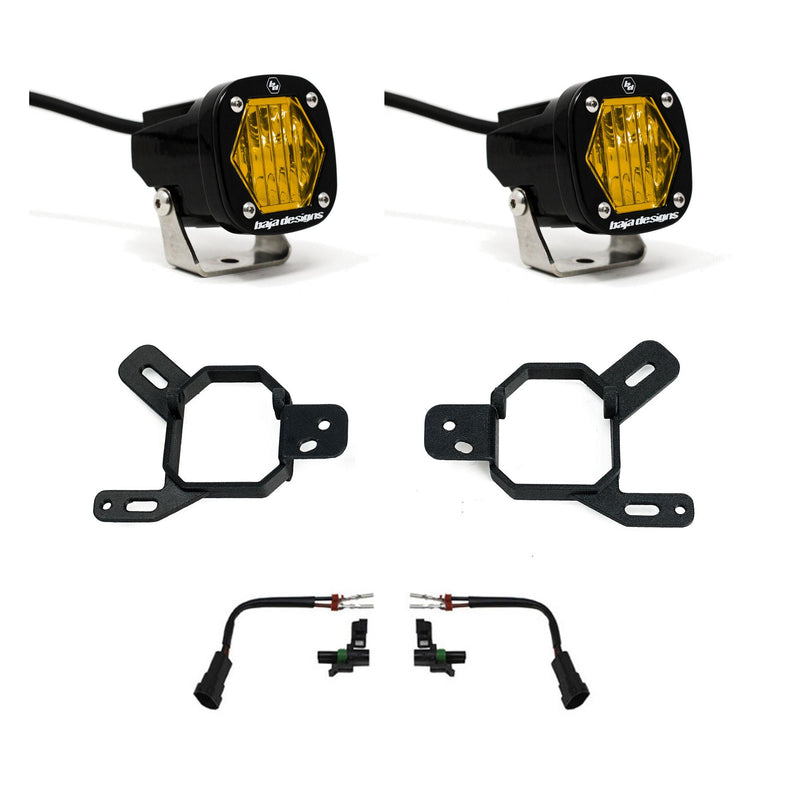 Baja Designs S1 Fog Pocket Light Kit AT4-X | 2022+ GMC Sierra 1500 | 2023+ Chevy Colorado | More