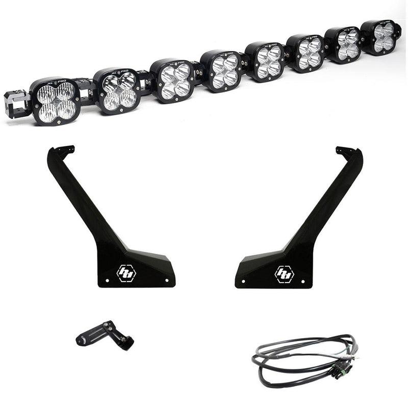 Baja Designs XL Pro Linkable Roof Mount Kit (Multi-Pattern Wiring) | 2018+ Jeep Wrangler | 2020-2025 Jeep Gladiator