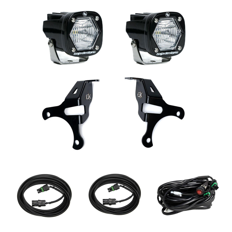 Baja Designs S1 Knuckle Pods Light Kit (Trail) | 2018+ Jeep Wrangler | 2020+ Jeep Gladiator