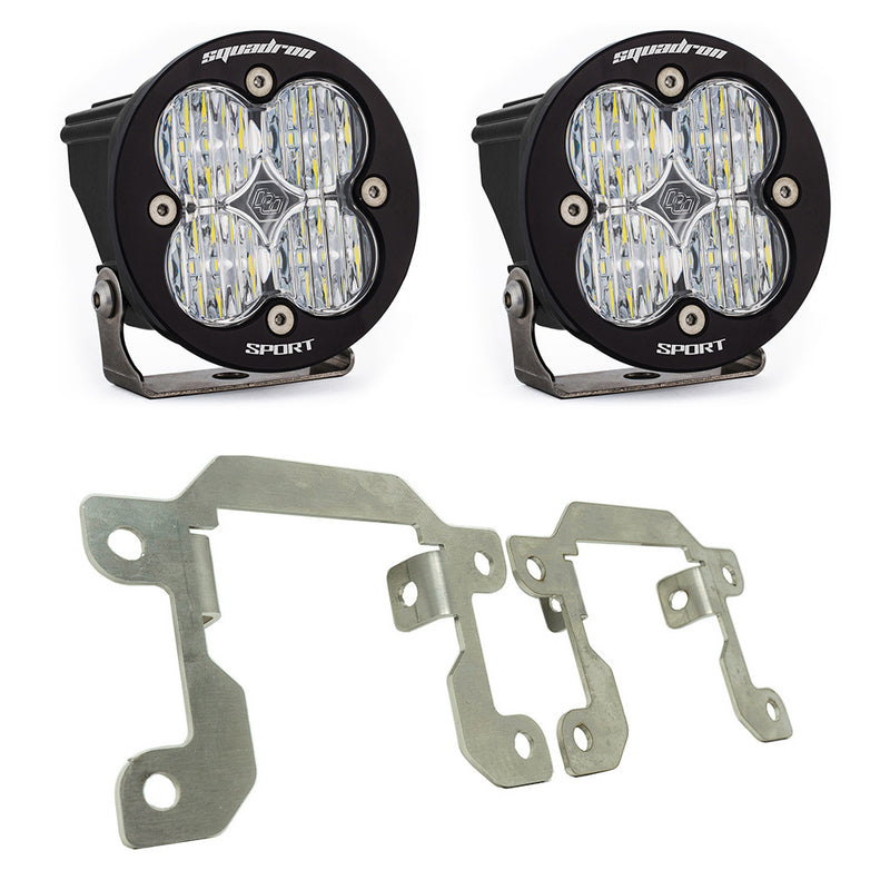 Baja Designs Fog Pocket Kit Squadron Sport | 2019-2023 Ford Ranger | 2023-2025 Ford Bronco
