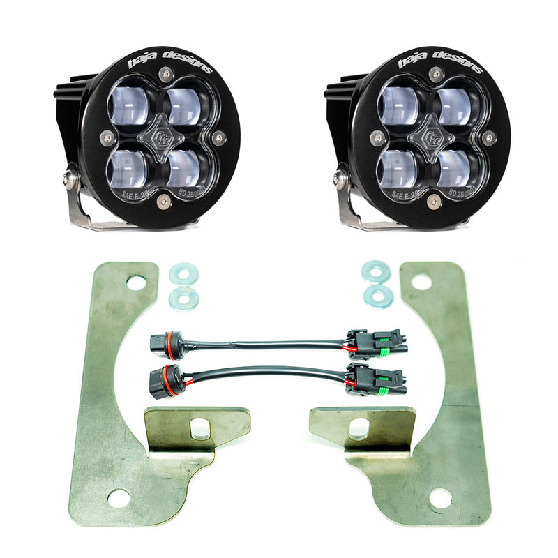 Baja Designs Fog Light Squadron-R Fog Pocket Kit | 2018+ Jeep Wrangler | 2020-2025 Jeep Gladiator