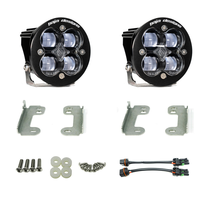 Baja Designs Fog Pocket Kit For Sahara Squadron SAE Fog Pocket Kit | 2018+ Jeep Wrangler | 2020-2025 Jeep Gladiator