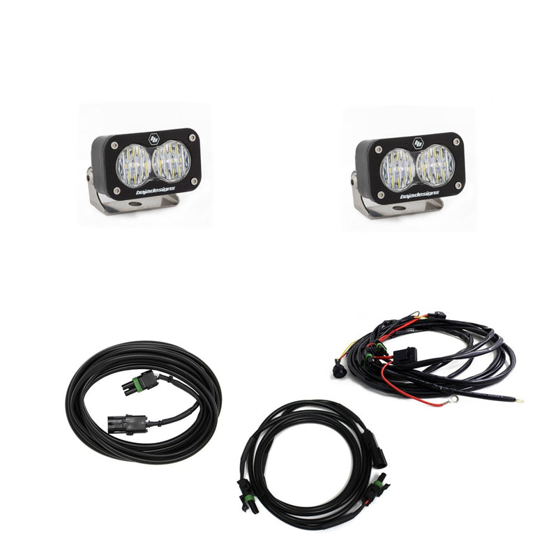 Baja Designs LED Light Kit Reverse Kit Dual S2 Sport W/C For | 2018-2025 Jeep Wrangler