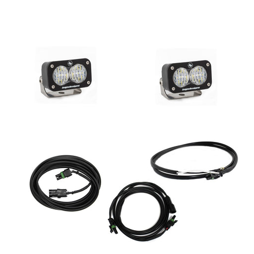 Baja Designs LED Light Kit Reverse Kit Dual S2 Sport W/C For | 2018-2025 Jeep Wrangler