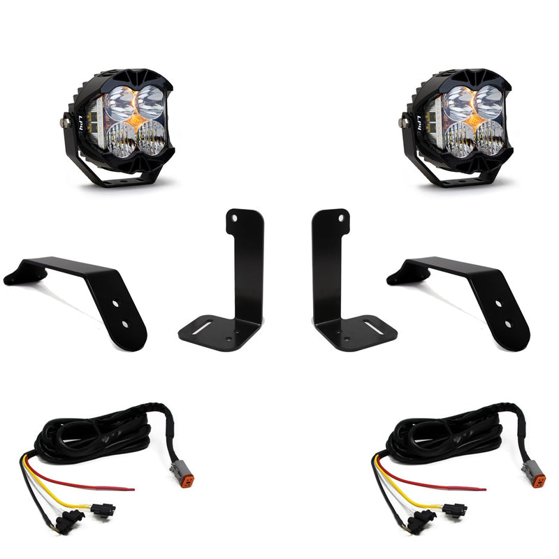 Baja Designs Dual LP4 Auxiliary Light Kit | 2018+ Jeep Wrangler | 2020-2025 Jeep Gladiator
