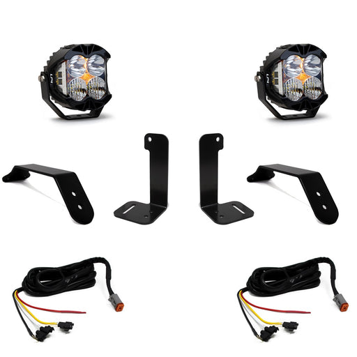 Baja Designs Dual LP4 Auxiliary Light Kit | 2018+ Jeep Wrangler | 2020-2025 Jeep Gladiator