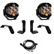Baja Designs Dual LP6 Auxiliary Light Kit | 2018+ Jeep Wrangler | 2020-2025 Jeep Gladiator