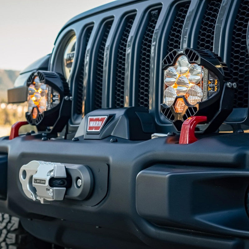 Baja Designs Steel Bumper LED Light Kit LP6 | 2018+ Jeep Wrangler | 2020-2025 Jeep Gladiator