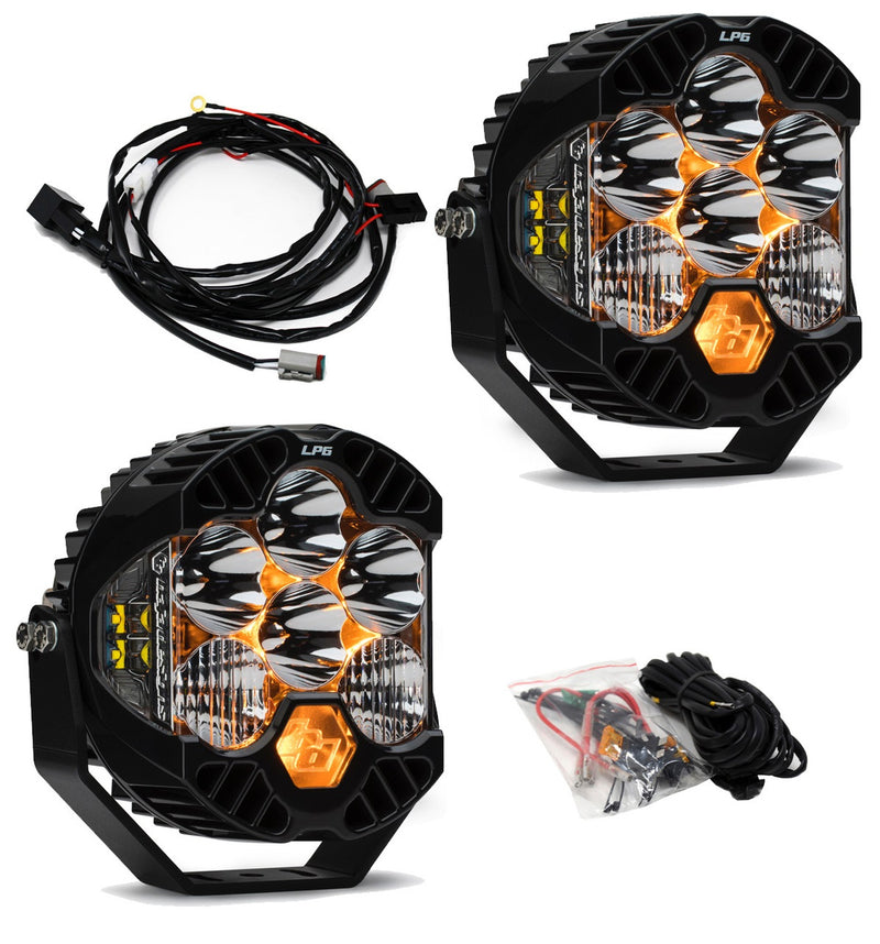 Baja Designs Steel Bumper LED Light Kit LP6 | 2018+ Jeep Wrangler | 2020-2025 Jeep Gladiator