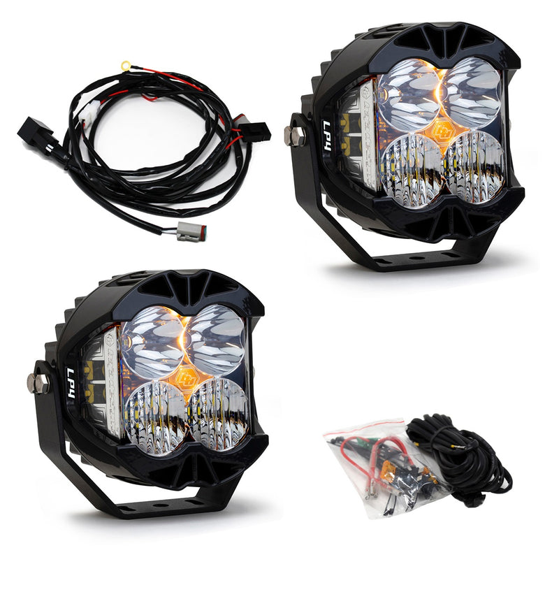 Baja Designs Steel Bumper LED Light Kit LP4 | 2018+ Jeep Wrangler | 2020-2025 Jeep Gladiator