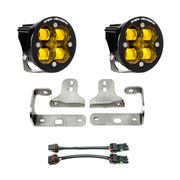 Baja Designs Fog Light Squadron-R SAE Sport/Sport-S Fog Pocket Kit | 2018+ Jeep Wrangler | 2020-2025 Jeep Gladiator