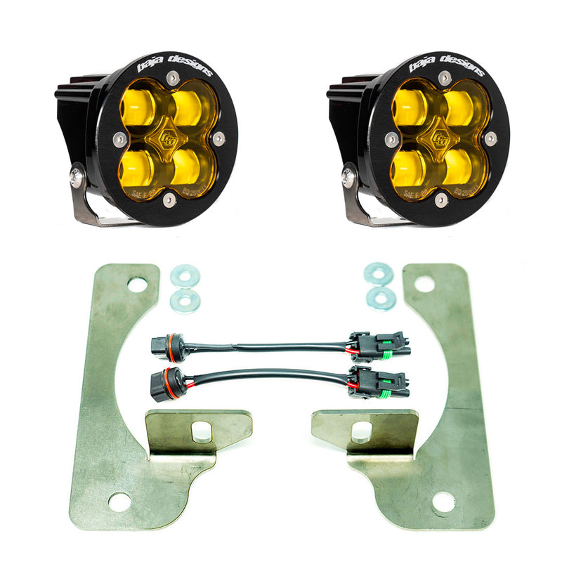 Baja Designs Fog Light Squadron-R Fog Pocket Kit | 2018+ Jeep Wrangler | 2020-2025 Jeep Gladiator