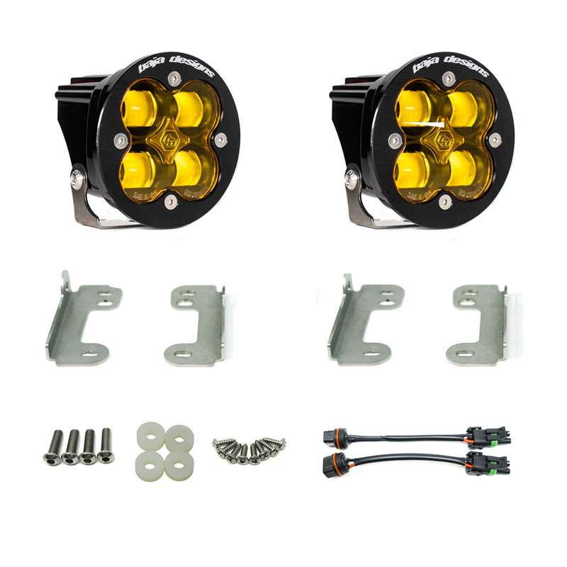 Baja Designs Fog Pocket Kit For Sahara Squadron SAE Fog Pocket Kit | 2018+ Jeep Wrangler | 2020-2025 Jeep Gladiator