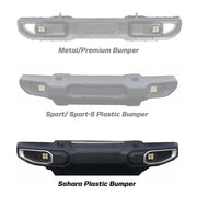 Baja Designs Fog Pocket Kit For Sahara Squadron SAE Fog Pocket Kit | 2018+ Jeep Wrangler | 2020-2025 Jeep Gladiator