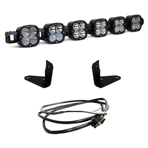Baja Designs 6 XL Linkable Light Bar Kit Steel Bumper Mount | 2021+ Ford Bronco