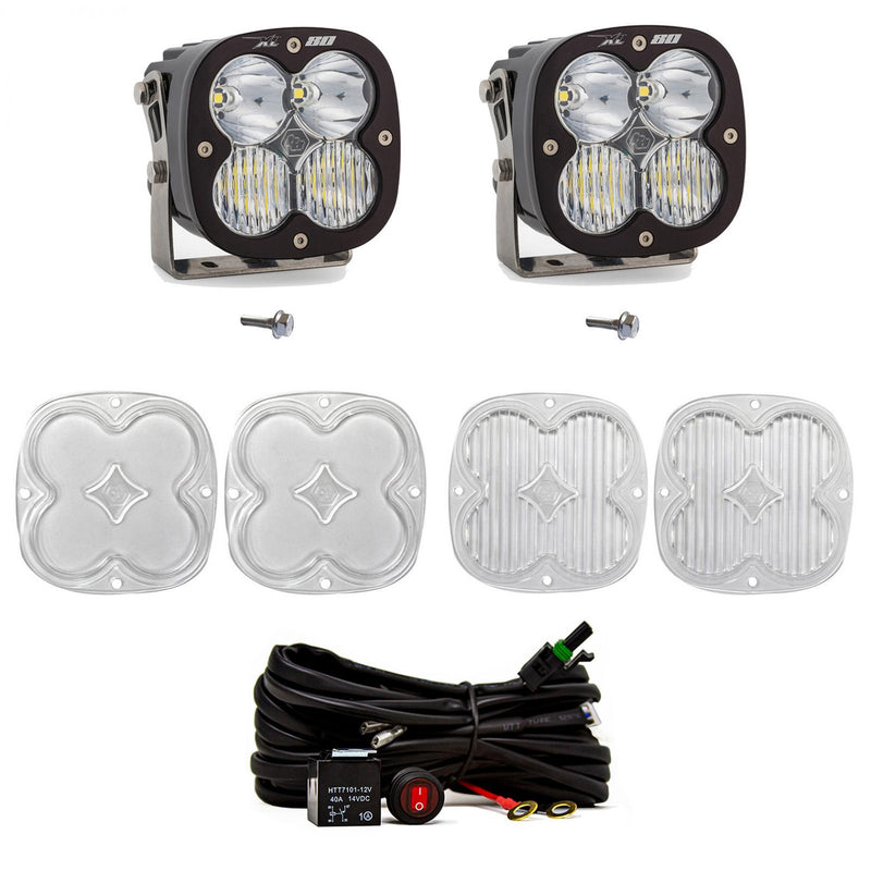 Baja Designs A Piller Light Kit XL80 D/Cr | 2021-2024 Ford Bronco