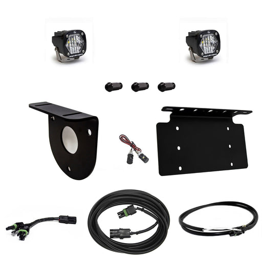 Baja Designs Dual S1 W/C Reverse Kit w/Lic Plate | 2021+ Ford Bronco
