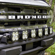 Baja Designs 6 XL Linkable Light Bar Kit Plastic Bumper Mount | 2021+ Ford Bronco