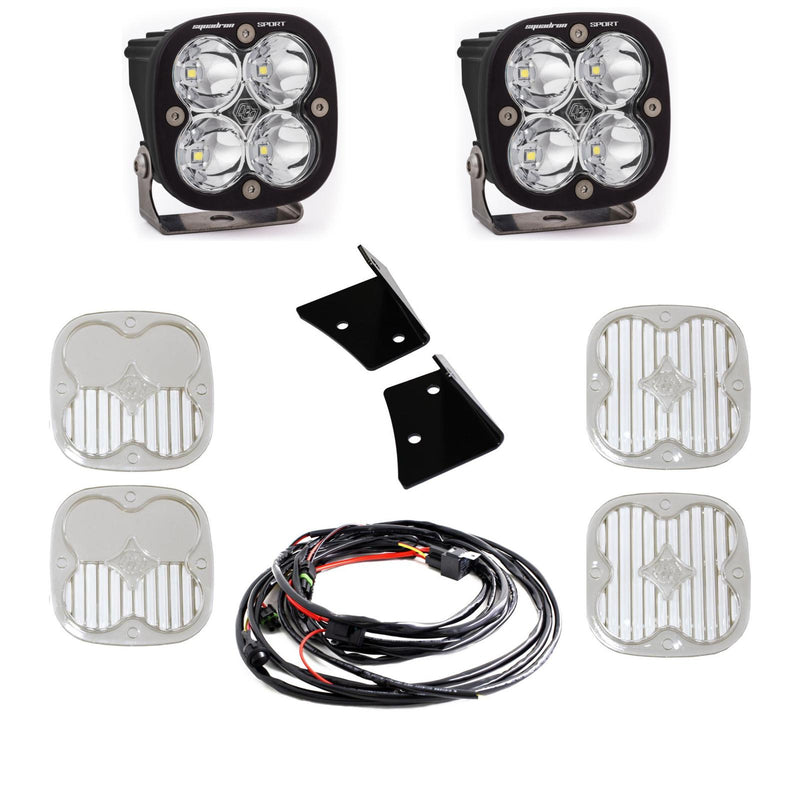 Baja Designs Squadron Sport A-Pillar Kit | 2007-2018 Jeep Wrangler