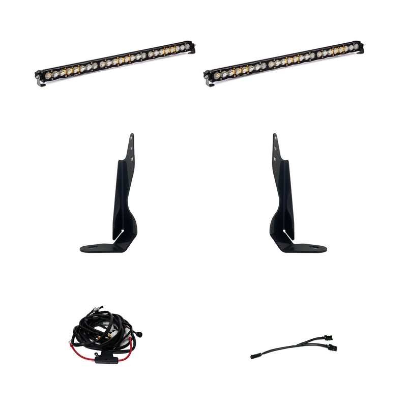 Baja Designs Behind Grille Kit Dual S8 | 2020-2023 GMC Sierra 2500HD | 2020-2023 GMC Sierra 3500HD