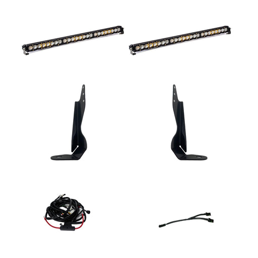 Baja Designs Behind Grille Kit Dual S8 | 2020-2023 GMC Sierra 2500HD | 2020-2023 GMC Sierra 3500HD