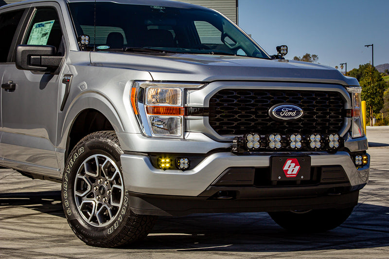 Baja Designs Fog Pocket Kit, SAE/Pro | 2021-2023 Ford F-150 | 2021-2022 Ford F-150 Raptor