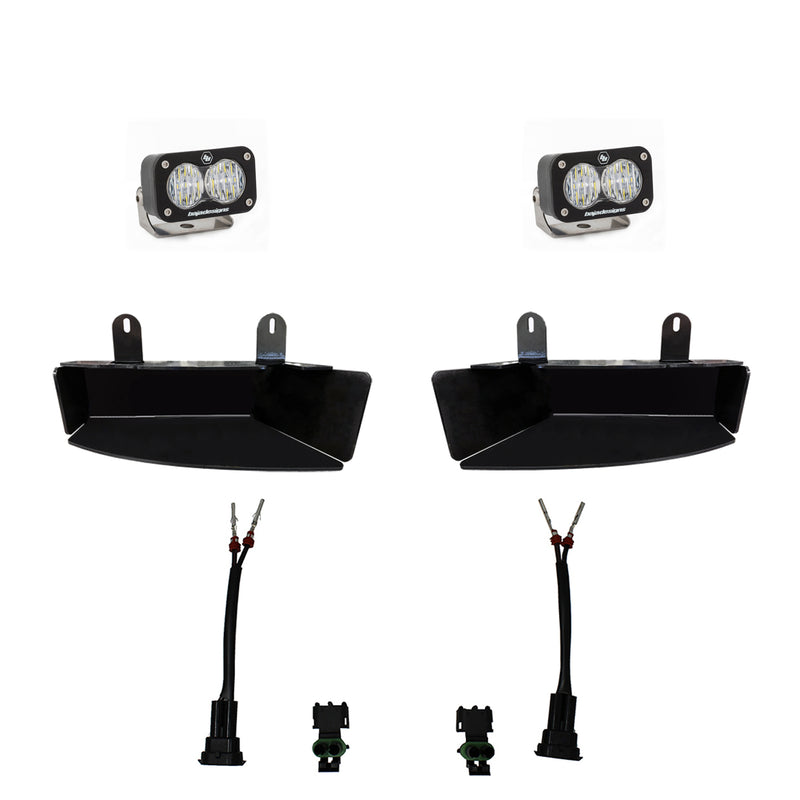 Baja Designs Light Kit For Fog Pocket Kit S2 Sport W/C | 2019+ Ram 2500 | 2019+ Ram 3500