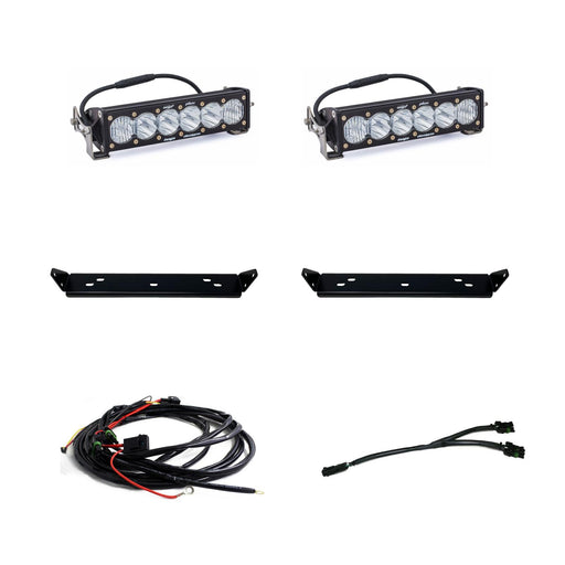 Baja Designs 10 Inch OnX6 D/C Behind Grille Kit | 2021+ Ford F-150 Raptor