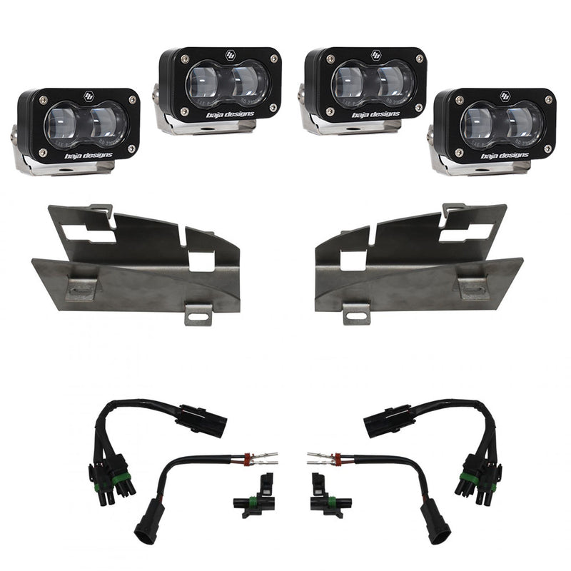 Baja Designs Rebel/TRX Dual S2 SAE Fog Pocket Kit | 2019-2023 Ram 1500