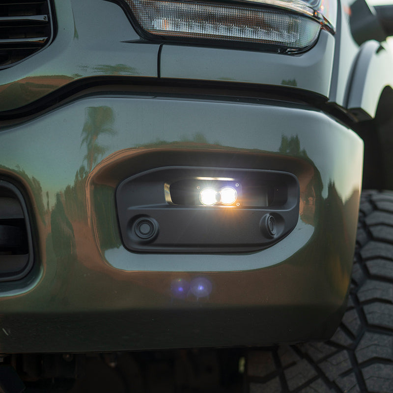 Baja Designs S2 SAE Fog Pocket Light Kit | 2019+ Ram 2500 | 2019+ Ram 3500