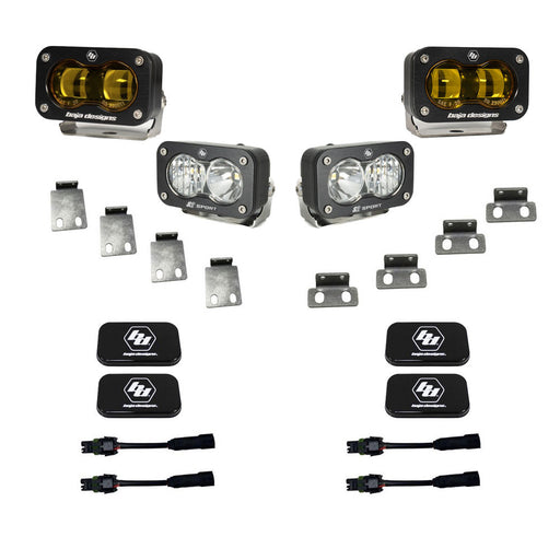 Baja Designs S2 SAE/S2 Sport Fog Pocket Kit | 2021-2024 Ford F-150 Raptor | 2023+ Ford Bronco