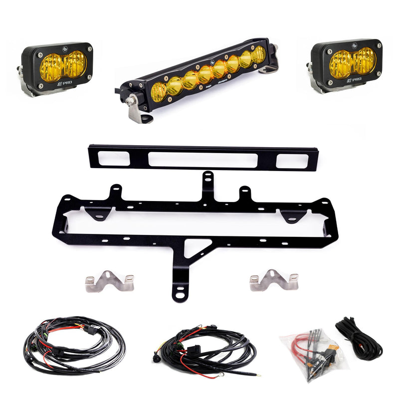 Baja Designs S8 10-Inch/S2 Pro Grille Light Kit | 2024+ Toyota Tacoma | 2024-2025 Toyota Tacoma TRD Pro