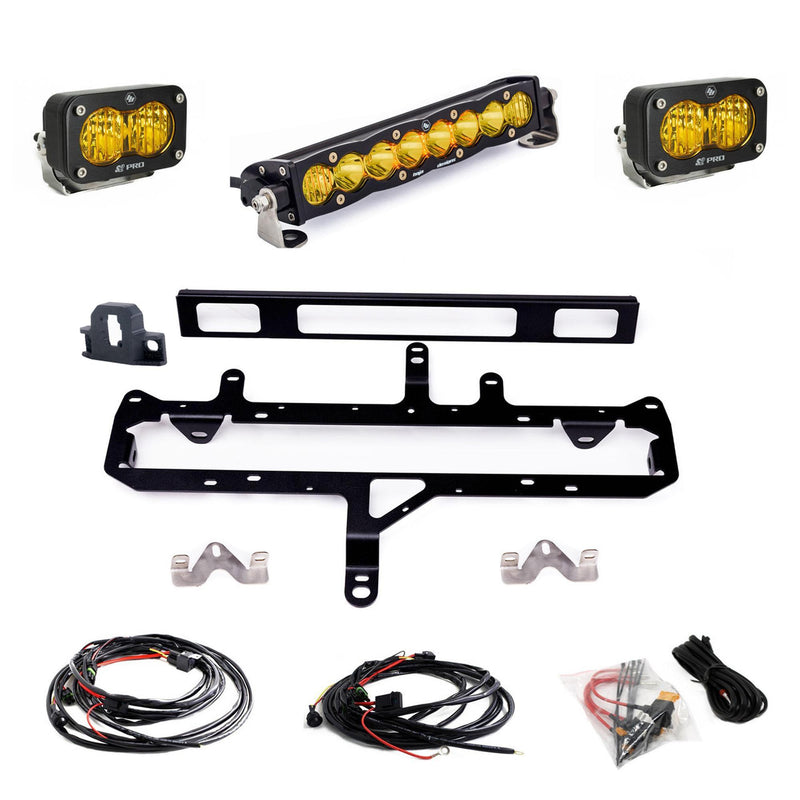 Baja Designs S8 10 Inch Light Bar S2 Pro Grille Conversion Light Kit | 2024+ Toyota Tacoma | 2024-2025 Toyota Tacoma TRD Pro