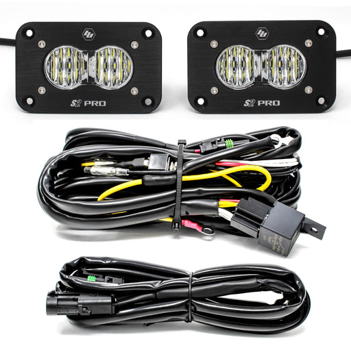 Baja Designs Flush Mount LED Light Pod Kit Pair S2 Pro | Universal