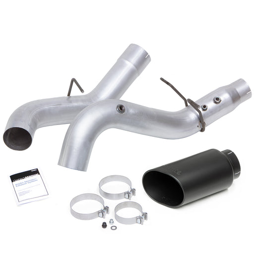 Banks Monster Exhaust System Single Exit Black Tip for 20-22 Chevy/GMC 2500/3500 (2)