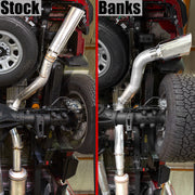 Banks Monster Exhaust System 5-inch Single Exit Chrome Tip 20-22 Chevy/GMC 2500/3500 Duramax 6.6L L5P (6)
