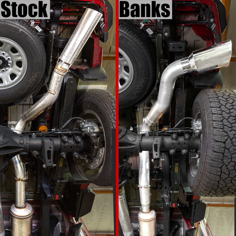 Banks Monster Exhaust System 5-inch Single Exit Chrome Tip 20-22 Chevy/GMC 2500/3500 Duramax 6.6L L5P (6)