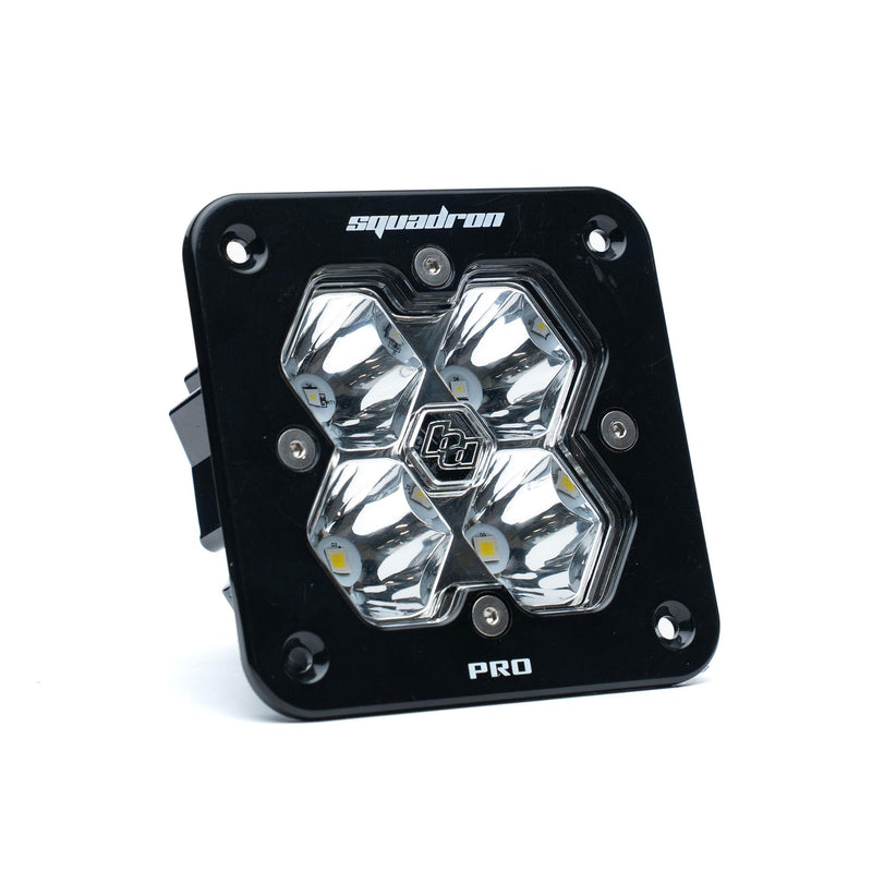 Baja Designs Squadron 2.0 Pro Black Flush Mount LED Auxiliary Light Pod | Universal