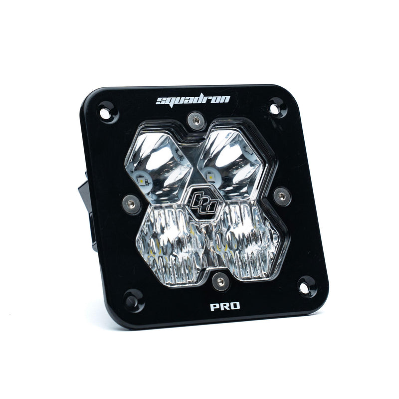 Baja Designs Squadron 2.0 Pro Black Flush Mount LED Auxiliary Light Pod | Universal