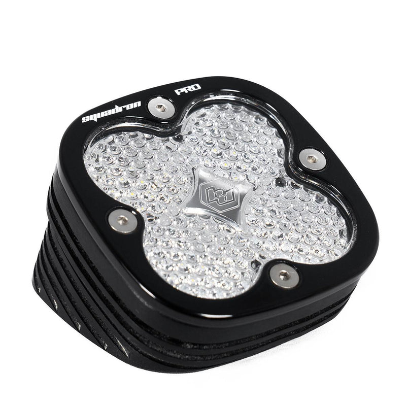 Baja Designs Flush Mount LED Light Pod Angled Black Squadron Pro | Universal