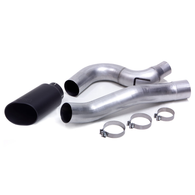 Banks Monster Exhaust System 5-inch Single S/S-Black Tip CCSB for 13-18 Ram 2500/3500 Cummins 6.7L (2)