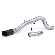 Banks Monster Exhaust System 5-inch Single Exit Cerakote Black Tip for 13-18 Ram 2500/3500 6.7L Cummins Mega-Cab SB