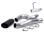 Banks Monster Exhaust System 5-inch Single Exit Cerakote Black Tip for 13-18 Ram 2500/3500 6.7L Cummins Mega-Cab SB (2)
